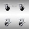 Service Caster 4 Inch SS Glass Filled Nylon Caster Set with Roll Bearings 2 Swivel Lock 2 Brake SCC-SS30S420-GFNR-BSL-2-TLB-2 - alternate 1